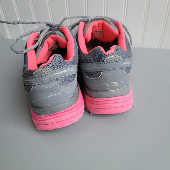 Avia Women's Sneakers Gray Pink Lace Lightweight Size 11 - Picture 3 of 7